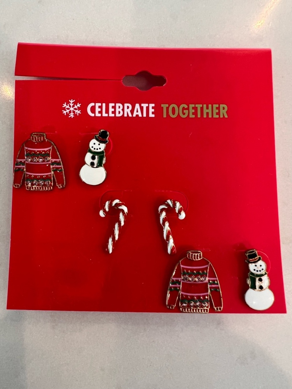 NWT Kohl's Festive Stud Earring (3) sets